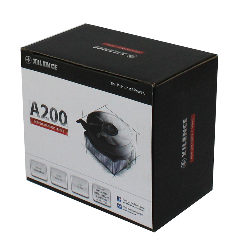 Вентилятор Xilence A200 (XC033) (SocAM3/AM4/FM2, 92mm, 2200rpm, 40.9CFM, 32dB, 89W, 3-pin)