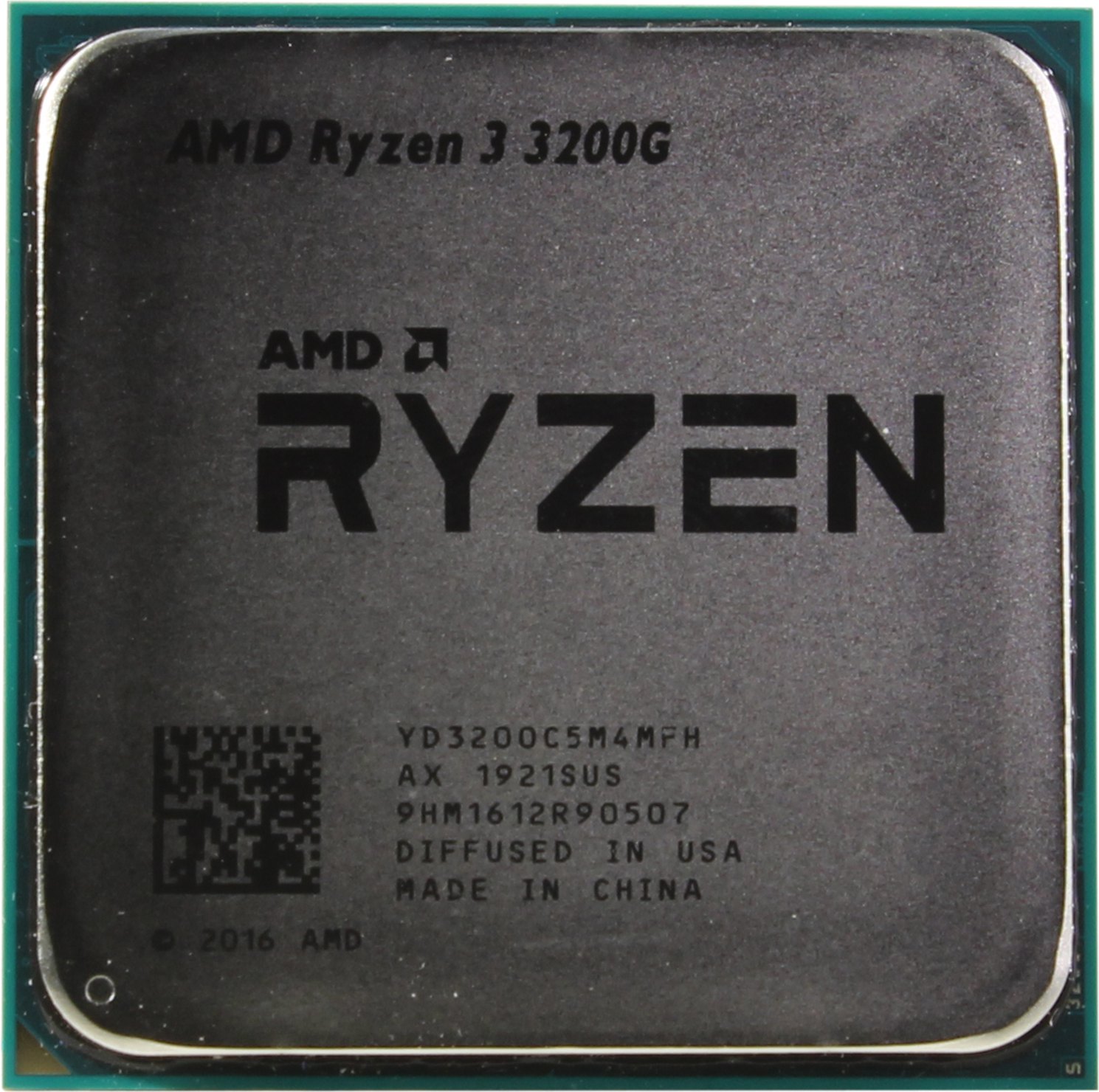 Процессор AMD Ryzen 3 3200G (YD3200C5M4MFH) 3.6(4.0)GHz, 4 ядра/4 потока, 4Mb, Radeon Vega 8, 65W (Socket AM4)