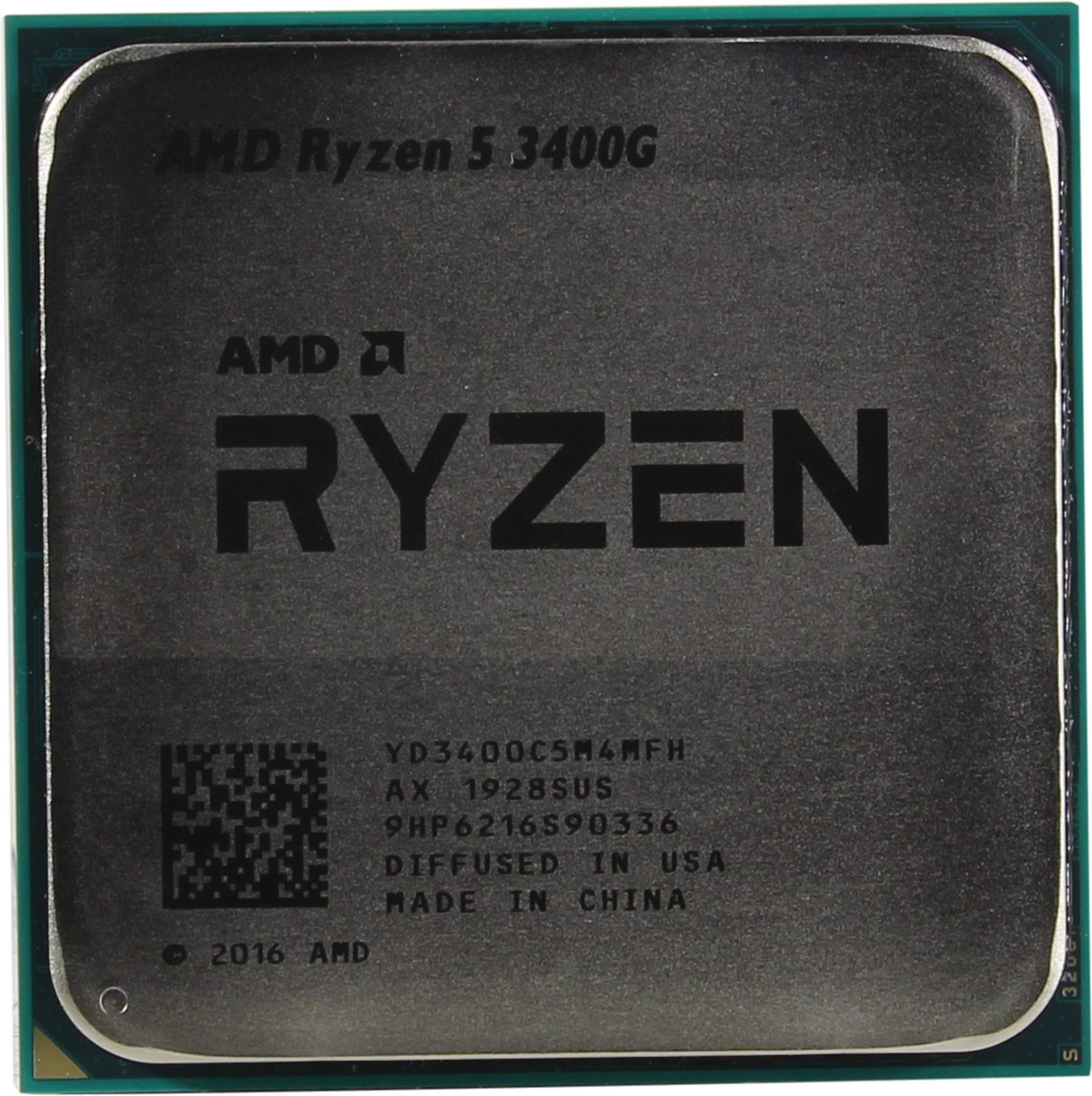 Процессор AMD Ryzen 5 3400G (YD3400C5M4MFH) 3.7(4.2)GHz, 4 ядрa/8 потоков, 4Mb, Radeon RX Vega 11, 65W (Socket AM4)