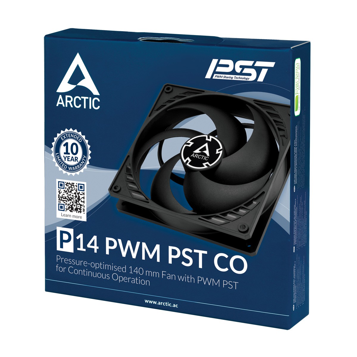  Arctic Cooling P14 PWM PST CO (ACFAN00126A) 140mm 200-1700rpm DualBall 4-pin