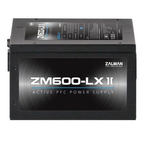Блок питания 600W Zalman ZM600-LXII (120мм, 24+8pin, 2x6/8pin, 3xMolex, 6xSATA)