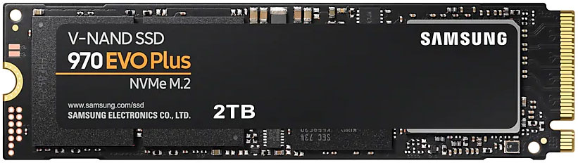 Жесткий диск SSD 2Tb Samsung 970 EVO Plus (MZ-V7S2T0BW)