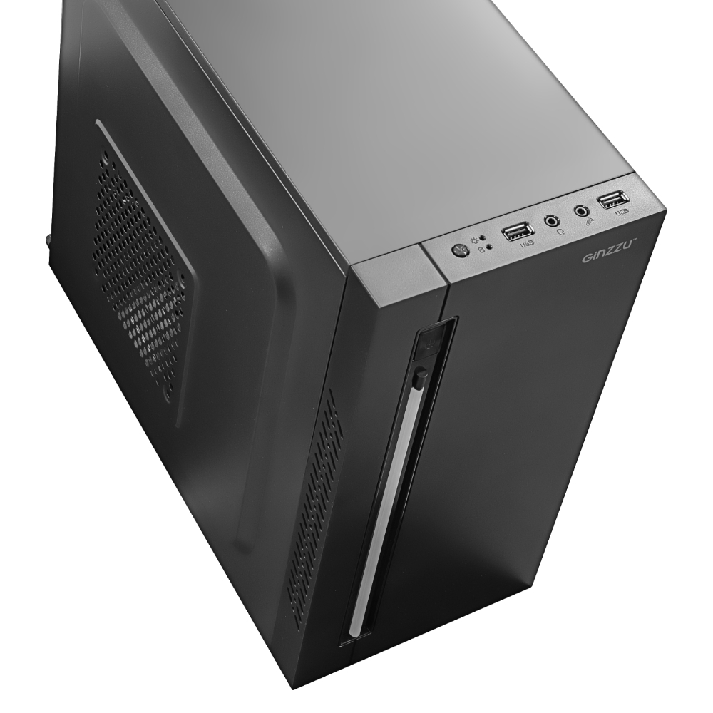  GINZZU D350 (Minitower, mATX, 2USB2.0, RGB-)