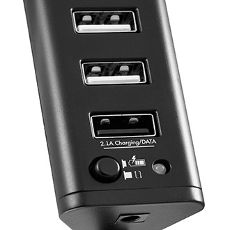  USB GINZZU GR-315UAB 7port (1xUSB3.0+6xUSB2.0)+adapter