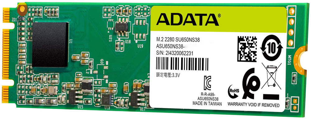 Жесткий диск SSD 120Gb A-Data Ultimate SU650 (ASU650NS38-120GT-C)
