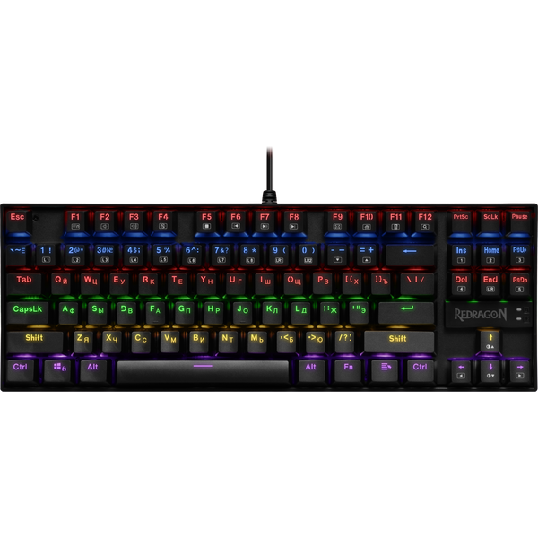  Redragon Kumara Rainbow (74882) (, OUTEMU+BLUE, RGB, 87 , USB)