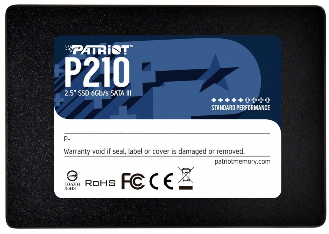 Жесткий диск SSD 512Gb Patriot P210 P210S512G25