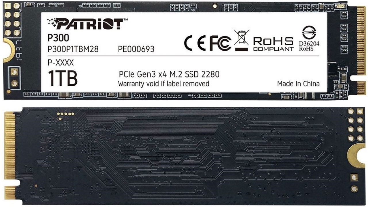 Жесткий диск SSD 1Tb Patriot P300 P300P1TBM28
