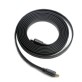 Кабель Cablexpert CC-HDMI4F-1M (HDMI - HDMI) v2.0 Flat, 1м