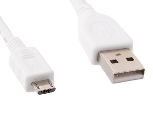 Кабель Cablexpert CCP-mUSB2-AMBM-W-0.5M white 50cm (USB 2.0 - micro USB 2.0)