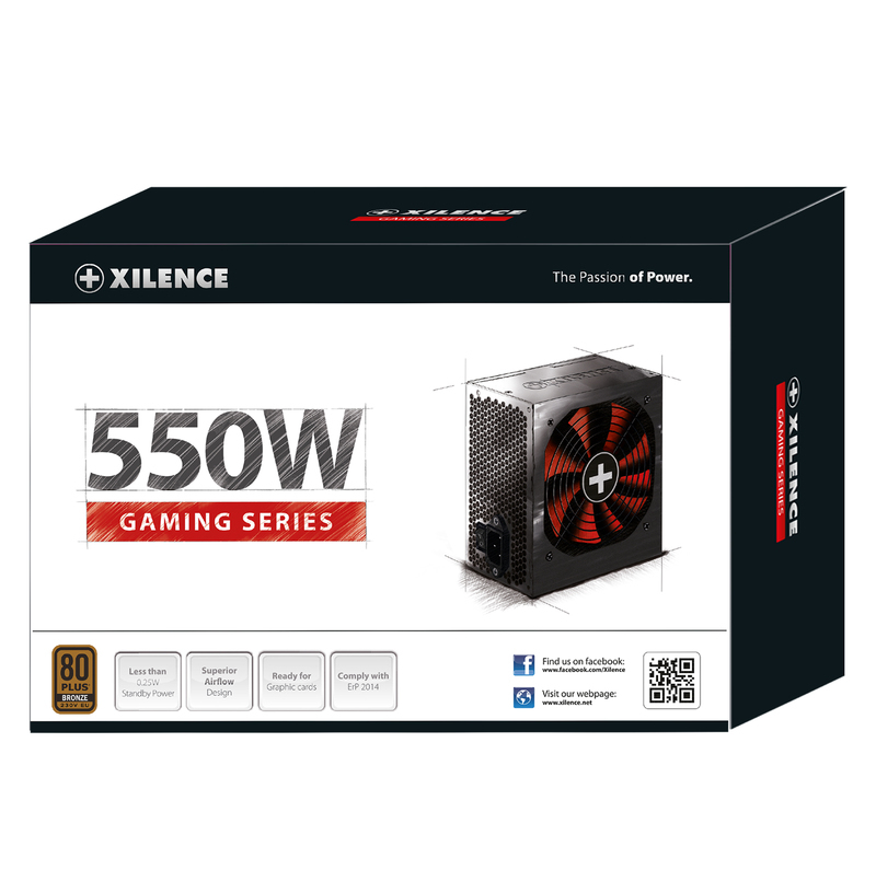 Блок питания 550W Xilence Gaming Bronze XP550R10 (XN215)