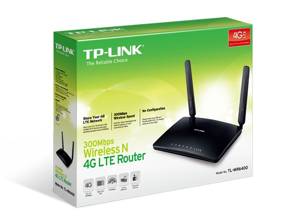  TP-Link TL-MR6400 (4G LTE, 150Mbit/s, 4xLAN)