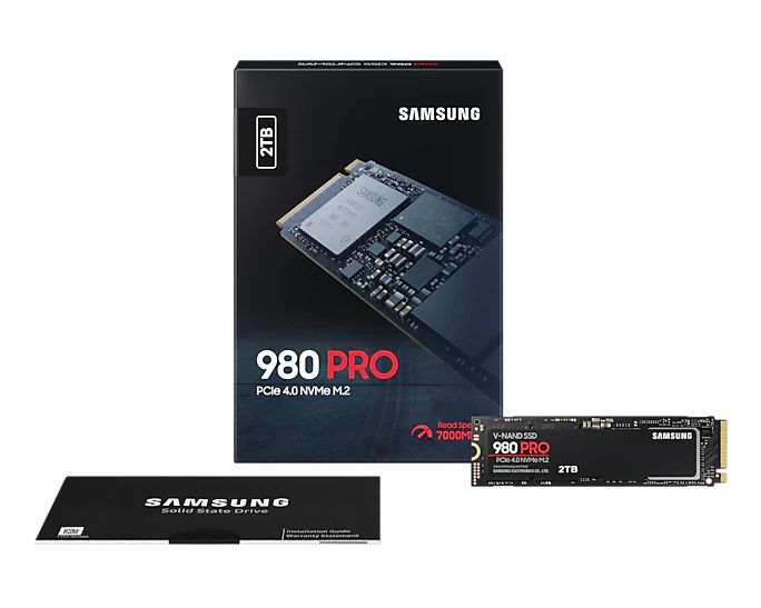 Жесткий диск SSD 2Tb Samsung 980 Pro (MZ-V8P2T0BW)