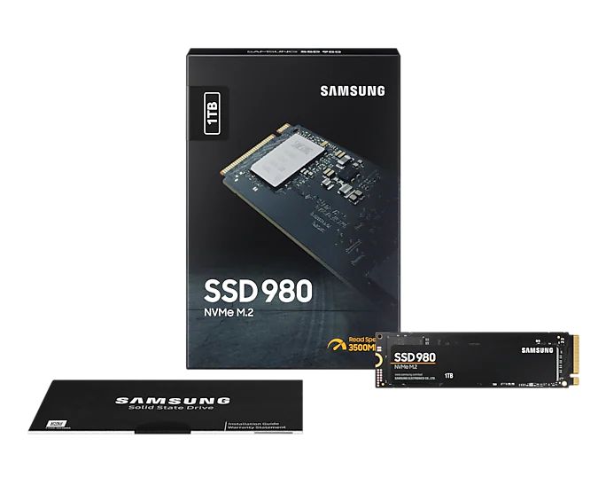 Жесткий диск SSD 1Tb Samsung 980 Evo (MZ-V8V1T0BW)