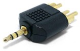 Переходник аудио Cablexpert A-458 (3.5mm- 2xRCA)