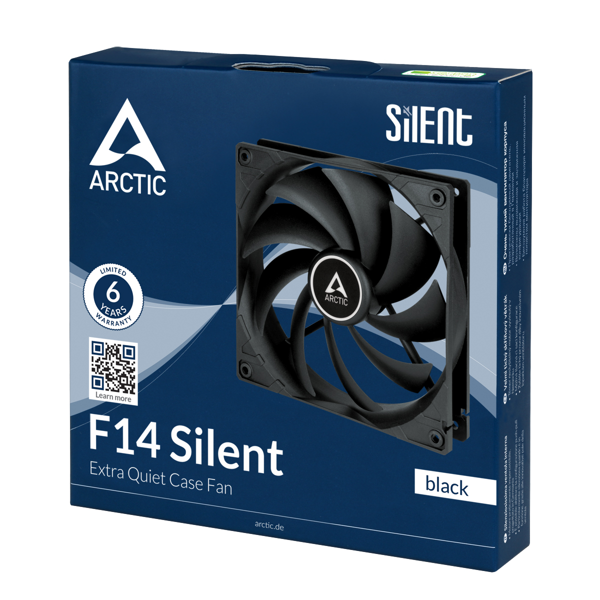 Вентилятор Arctic Cooling F14 Silent Black (ACFAN00217A)