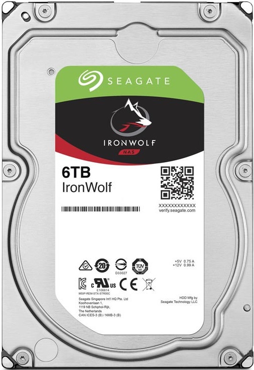   6Tb Seagate IronWolf (ST6000VN001)