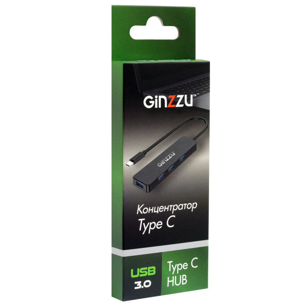 Разветвитель USB GINZZU GR-791UB