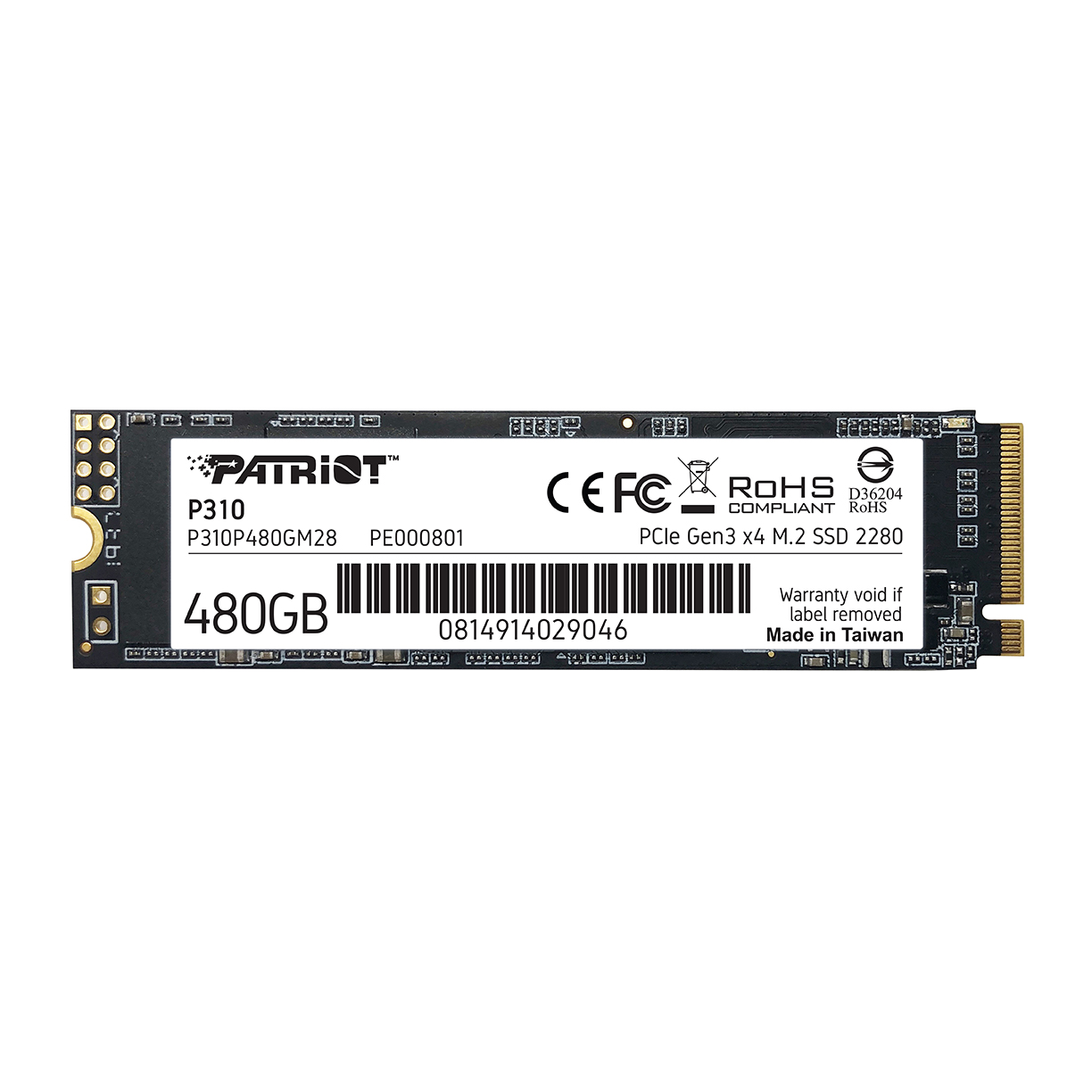 Жесткий диск SSD 480Gb Patriot P310P480GM28