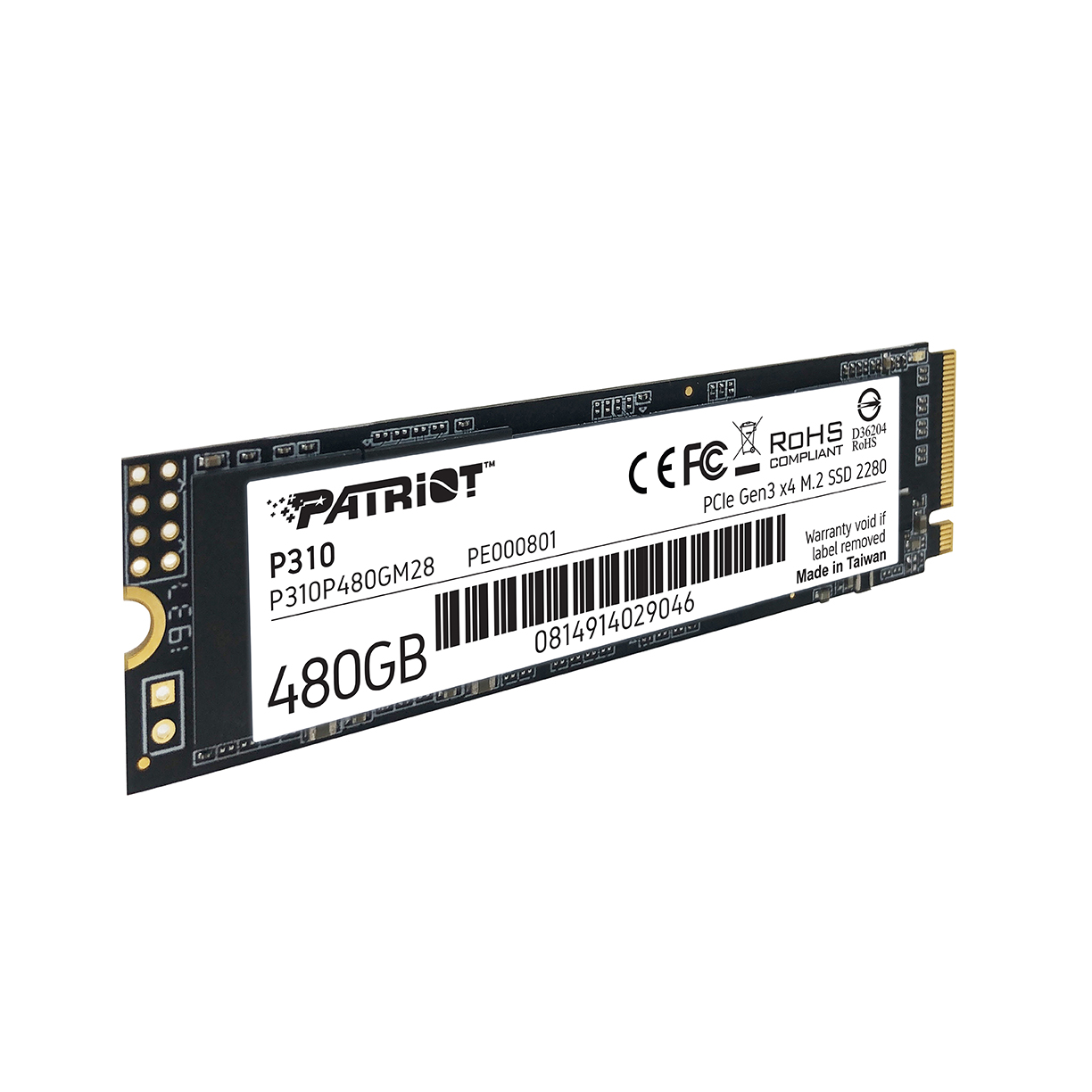 Жесткий диск SSD 480Gb Patriot P310P480GM28