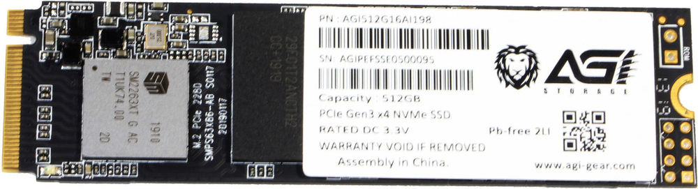 Жесткий диск SSD 512Gb AGI AI198 (AGI512G16AI198)