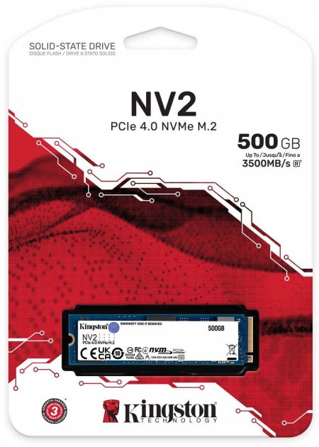 Жесткий диск SSD 500Gb Kingston SNV2S/500G