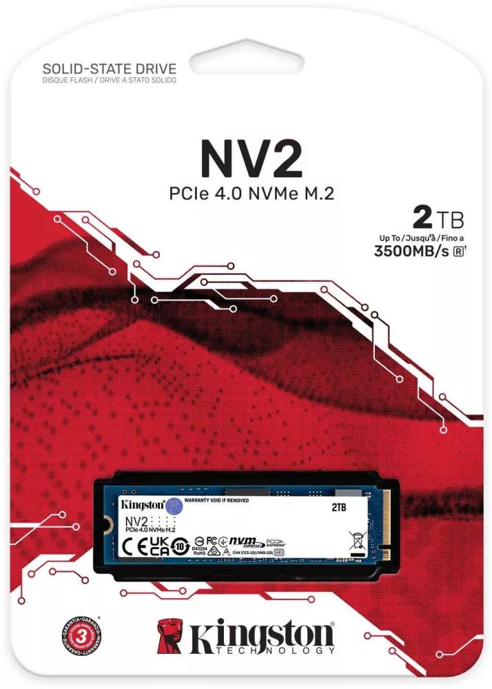Жесткий диск SSD 2Tb Kingston SNV2S (SNV2S/2000G)