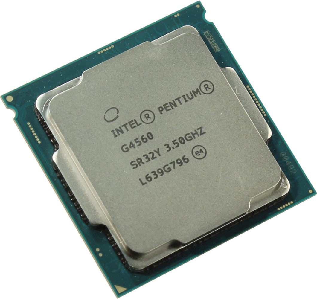 Процессор Intel Pentium G4560 (3.5GHz, 2core, 3Mb, HD Graphics 610, 54W) (Socket 1151)