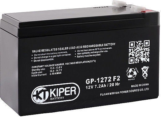 Аккумулятор для ИБП Kiper GP-1272 F2 (12V, 7.2Ah)