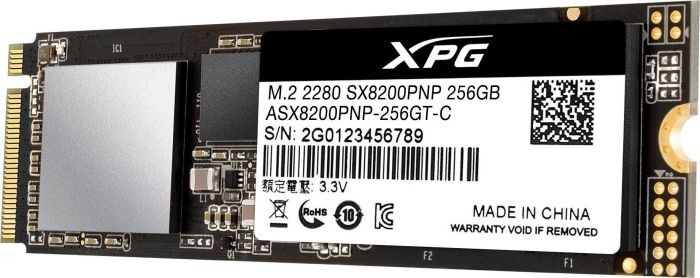 Жесткий диск SSD 256Gb ADATA XPG SX8200 Pro (ASX8200PNP-256GT-C) (M.2, PCI Express 3.0 x4 (NVMe 1.3))