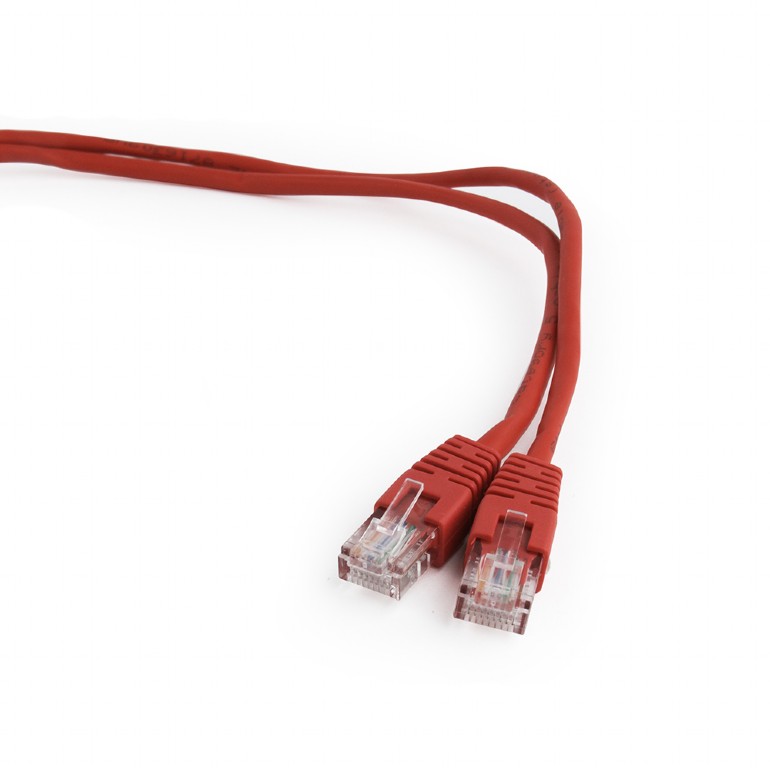 Патч-корд Cablexpert PP12-0.25M/R 0.25m, Red