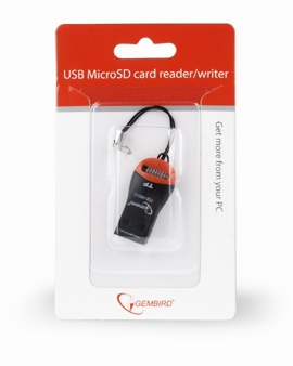 Картридер Gembird FD2-MSD-3 mini for MicroSD (microSDHC, T-Flash)