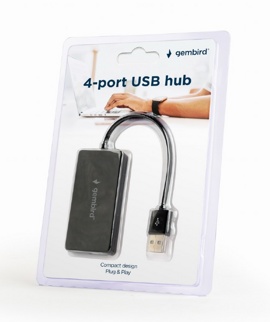 Разветвитель USB Gembird UHB-U2P4-04