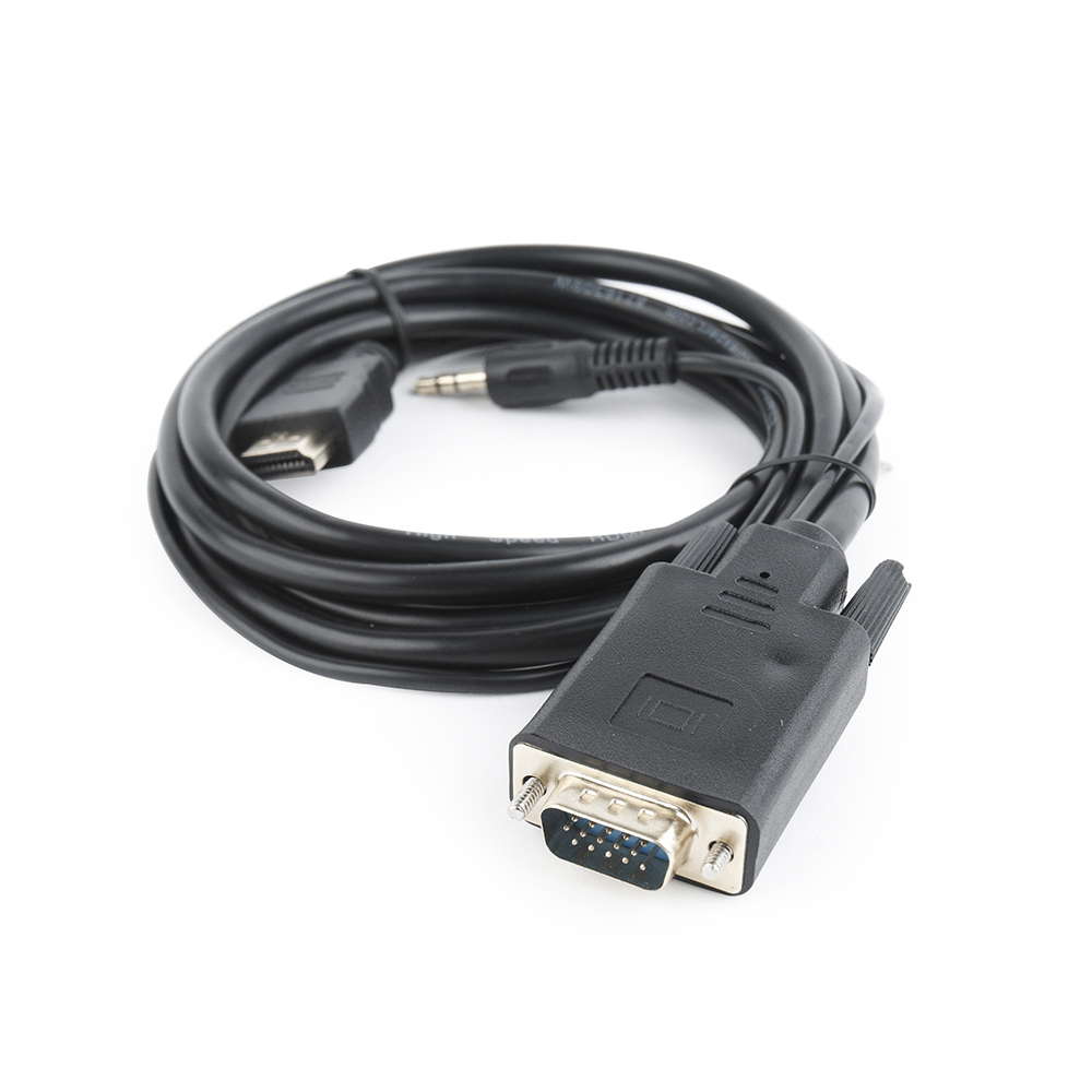 Кабель-переходник Gembird A-HDMI-VGA-03-10 (HDMI to VGA+3.5audio) 3m
