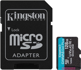 Карта памяти 128Gb Kingston Canvas Go! Plus (SDCG3/128GB)