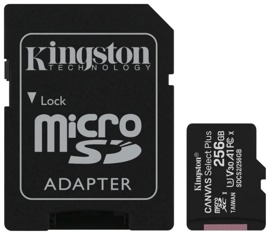 Карта памяти 256GB Kingston Canvas Select Plus microSDXC 256Gb (SDCS2/256GB)