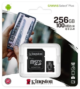 Карта памяти 256GB Kingston Canvas Select Plus microSDXC 256Gb (SDCS2/256GB)