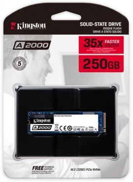 Жесткий диск SSD 250Gb Kingston A2000 (SA2000M8/250G)