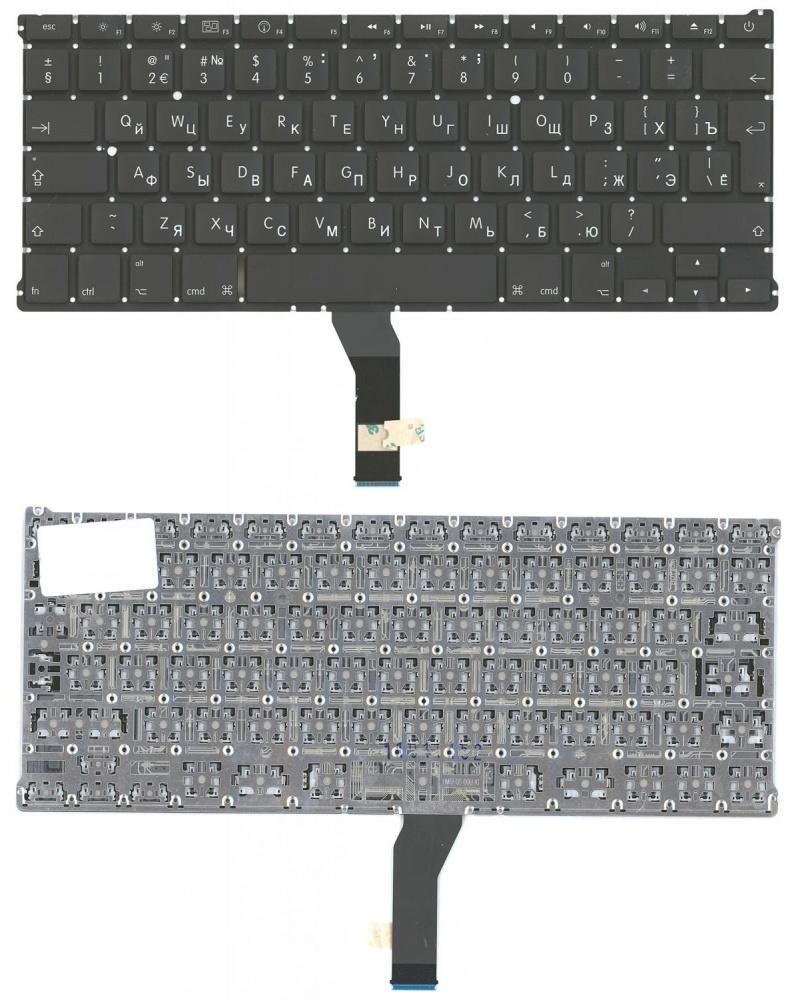 Клавиатура для ноутбука Apple A1369 большой ENTER, без подсветки 2010+ (003292)