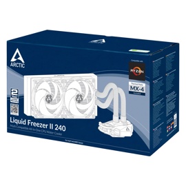 Система водяного охлаждения Arctic Cooling Liquid Freezer II 240mm (ACFRE00046A) (SocAll, 2х120мм, 200~1800rpm, 56.3CFM, 22.5dBa, 300W, 4-pin)