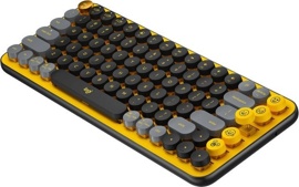 Клавиатура Logitech POP Keys Bluetooth BLAST Yellow (920-010716)