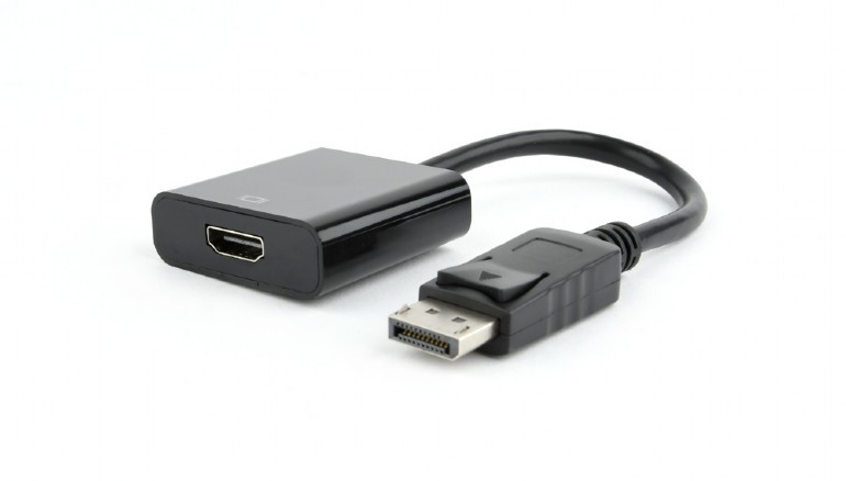 Переходник Cablexpert AB-DPM-HDMIF-002 (DP-папа - HDMI-мама) 10 cm