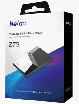 Внешний жесткий диск SSD 480Gb Netac Z7S (NT01Z7S-480G-32BK)