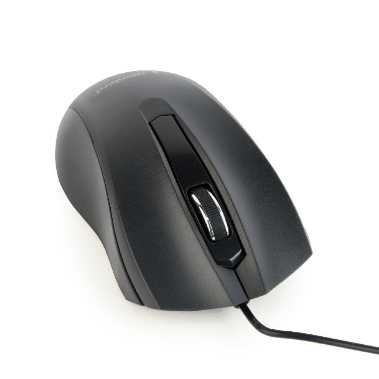 Мышь Gembird MUS-3B-01 Black (USB, 3кн, 1000dpi)