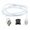 Кабель Cablexpert CC-USB2-AMLMM-1M 1m (USB 2.0 -  8pin, Magnetic)