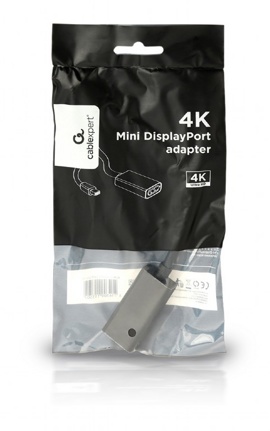 Переходник Cablexpert A-mDPM-DPF4K-01 (miniDP (вилка) to DP (розетка) 4K)