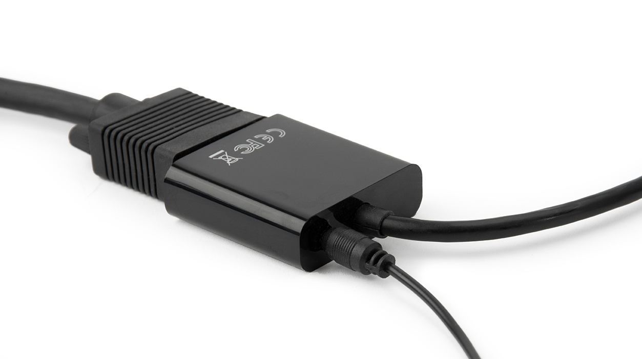 Переходник Cablexpert A-HDMI-VGA-03 (HDMI to VGA+3.5 audio)