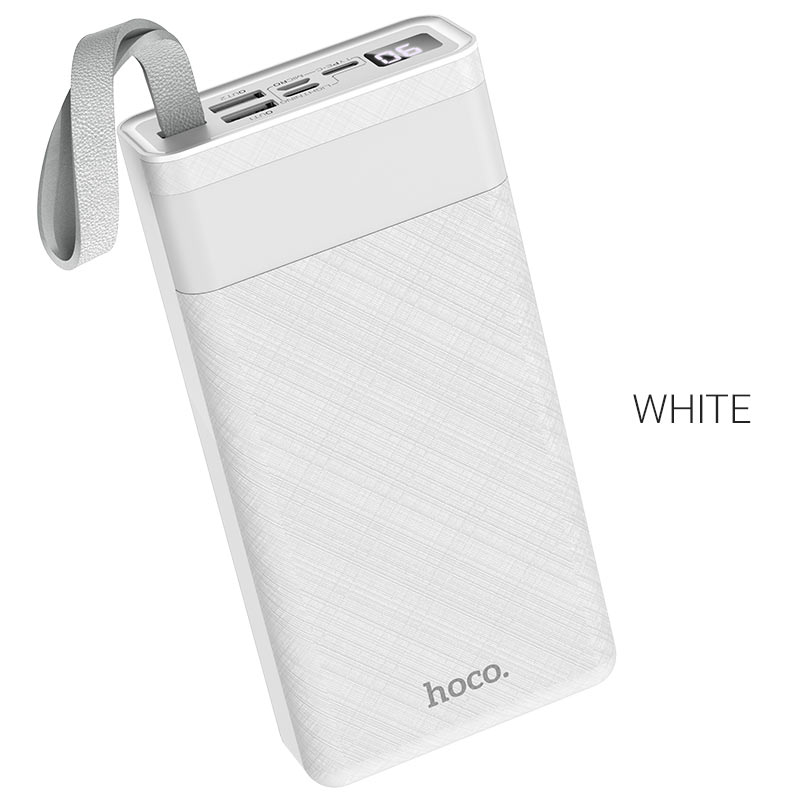 Портативное зарядное устройство HOCO J73 white