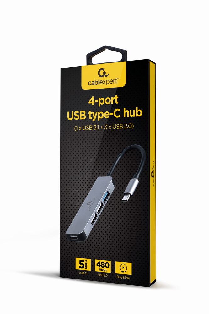 Разветвитель USB Gembird UHB-CM-U3P1U2P3-01