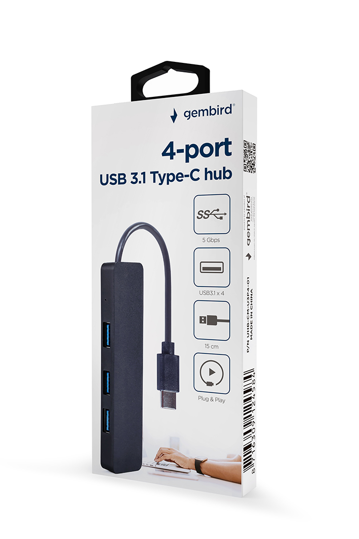  USB Gembird UHB-CM-U3P4-01